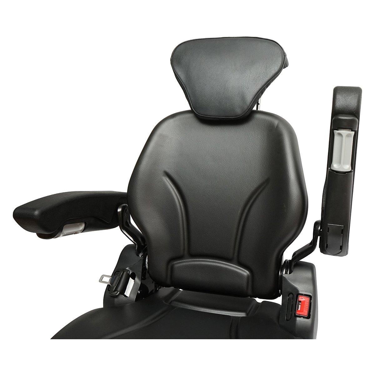 Scaun universal reglabil pentru tractor cu centura de siguranta si cotiere 610x390mm